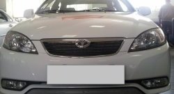 1 539 р. Сетка на бампер Russtal (хром) Daewoo Gentra KLAS седан (2012-2016)  с доставкой в г. Кемерово. Увеличить фотографию 2