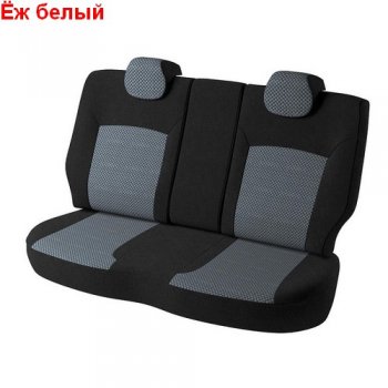 5 399 р. Чехлы для сидений Дублин (жаккард)  Daewoo Matiz ( M100,  M150) (1998-2016) дорестайлинг, рестайлинг (Черный, вставка Ёж белый)  с доставкой в г. Кемерово. Увеличить фотографию 2