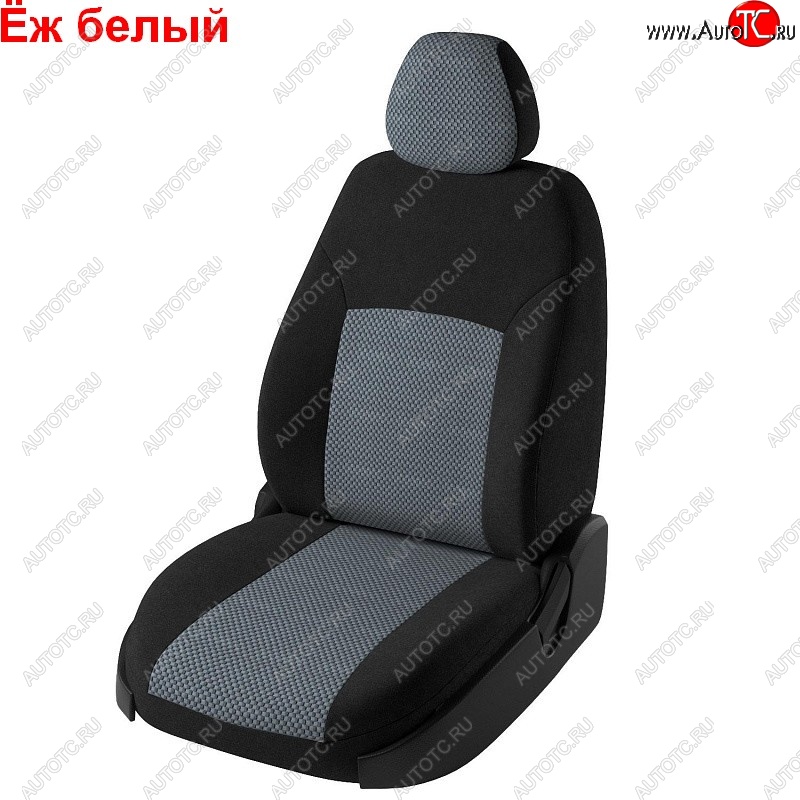 5 399 р. Чехлы для сидений Дублин (жаккард)  Daewoo Matiz ( M100,  M150) (1998-2016) дорестайлинг, рестайлинг (Черный, вставка Ёж белый)  с доставкой в г. Кемерово
