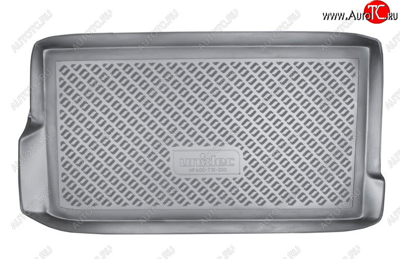 1 239 р. Коврик в багажник Norplast Unidec Daewoo Matiz M150 рестайлинг (2000-2016) (Цвет: черный)  с доставкой в г. Кемерово