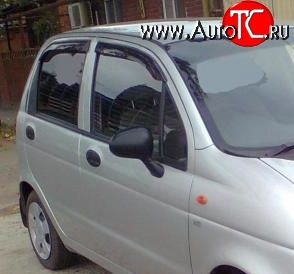 629 р. Дефлекторы окон (ветровики) Novline 4 шт Daewoo Matiz M100 дорестайлинг (1998-2000)  с доставкой в г. Кемерово