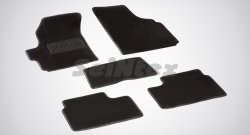 Износостойкие коврики в салон SeiNtex Premium LUX 4 шт. (ворсовые) Daewoo Matiz  M100 (1998-2000) дорестайлинг