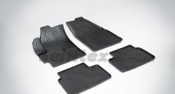 Износостойкие коврики в салон с рисунком Сетка SeiNtex Premium 4 шт. (резина) Daewoo Matiz  M100 (1998-2000) дорестайлинг