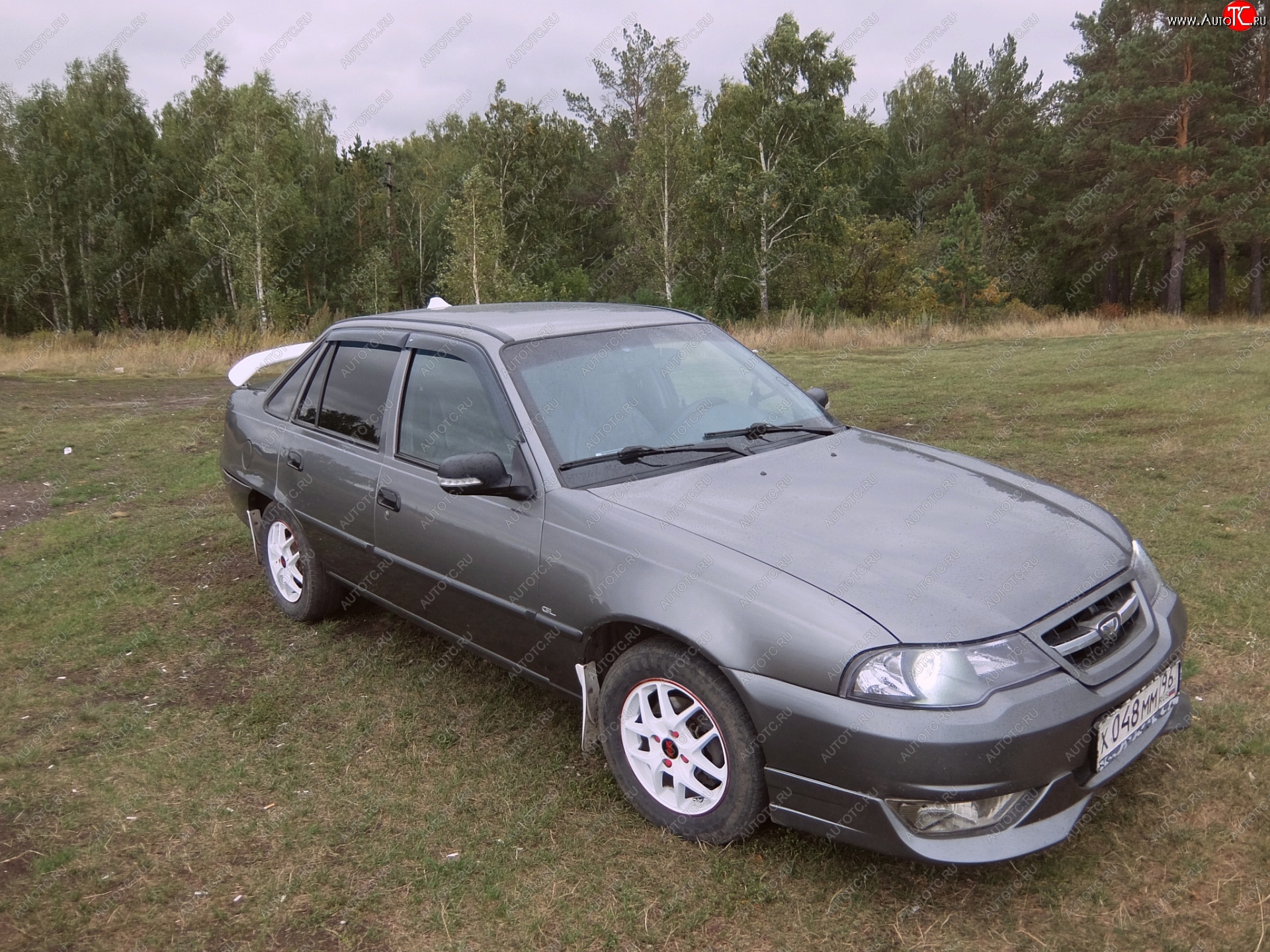 3 649 р. Накладка переднего бампера Sport Daewoo Nexia рестайлинг (2008-2015) (Неокрашенная)  с доставкой в г. Кемерово
