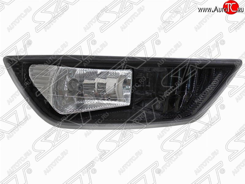 2 899 р. Правая противотуманная фара SAT (без оправы, черная) Daewoo Nexia рестайлинг (2008-2015)  с доставкой в г. Кемерово
