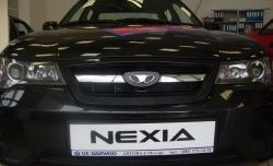 1 339 р. Сетка на бампер Russtal (черная) Daewoo Nexia рестайлинг (2008-2015)  с доставкой в г. Кемерово. Увеличить фотографию 6