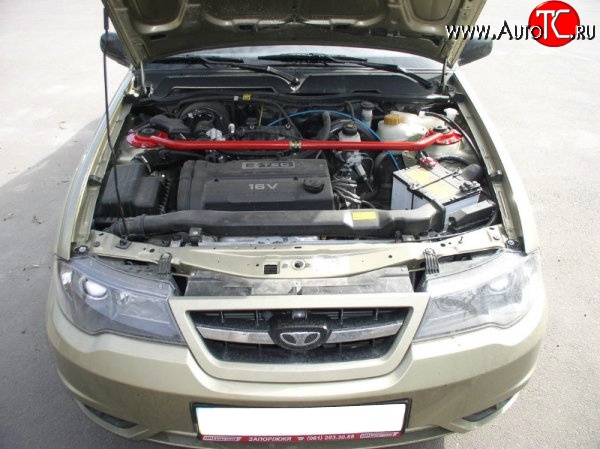 3 189 р. Растяжка передних стоек Sport  Daewoo Nexia  рестайлинг (2008-2015) (Нерегулируемая)  с доставкой в г. Кемерово