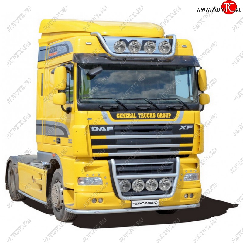 35 699 р. Защита порогов (410-460) ТехноСфера (Техно Сфера) (нержавейка, d51 mm)  DAF XF  105 (2005-2013)  с доставкой в г. Кемерово