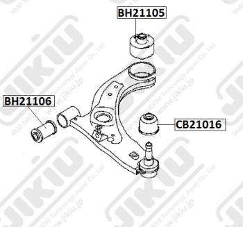 1 249 р. Пыльник шаровой опоры JIKIU Daihatsu Boon M300 хэтчбэк 5 дв. дорестайлинг (2004-2006)  с доставкой в г. Кемерово. Увеличить фотографию 3