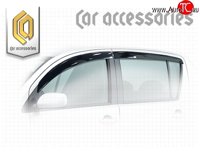 2 199 р. Дефлектора окон (M600S, M601S, M610S) CA-Plastiс Daihatsu Boon Luminas M500 минивэн (2008-2012) (Classic полупрозрачный)  с доставкой в г. Кемерово