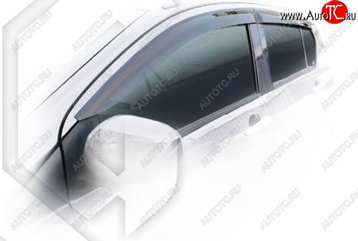 2 799 р. Дефлектора окон CA-Plastic Daihatsu Mira e:S LA300S,LA310S дорестайлинг (2011-2013) (Classic полупрозрачный)  с доставкой в г. Кемерово