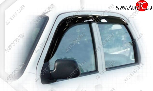 2 079 р. Дефлектора окон CA-Plastic  Daihatsu Terios  J102,J122 (2000-2005) рестайлинг (Classic полупрозрачный, Без хром.молдинга)  с доставкой в г. Кемерово