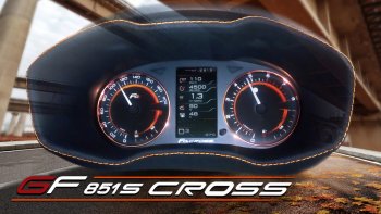 Приборная панель Ferrum GF 851 S Cross (стрелочная, тонированная)) Datsun mi-DO хэтчбэк (2014-2021)