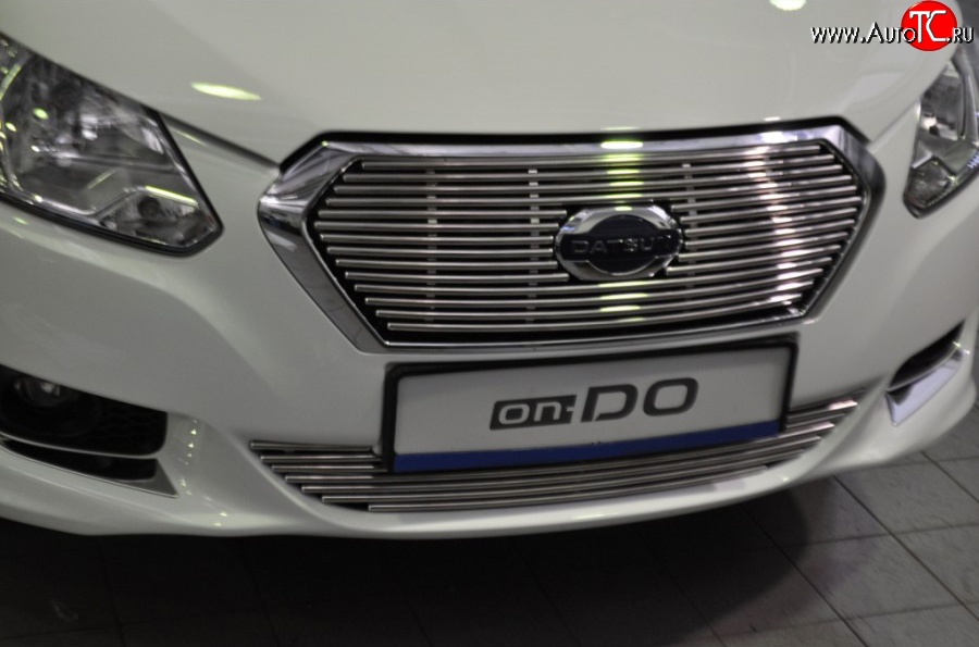 3 399 р. Декоративная вставка воздухозаборника Berkut Datsun on-DO седан дорестайлинг (2014-2019)  с доставкой в г. Кемерово