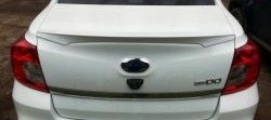 Накладка защитная на верхнюю часть заднего бампера Тюн-Авто Datsun on-DO (2014-2021) седан дорестайлинг, седан рестайлинг