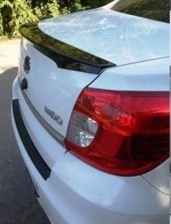 679 р. Накладка защитная на верхнюю часть заднего бампера Тюн-Авто  Datsun on-DO (2014-2021) седан дорестайлинг, седан рестайлинг  с доставкой в г. Кемерово. Увеличить фотографию 3