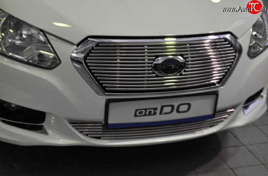 5 499 р. Декоративная вставка решетки радиатора Berkut Datsun on-DO седан дорестайлинг (2014-2019)  с доставкой в г. Кемерово