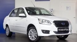 1 799 р. Защитная сетка решетки переднего бампера РА  Datsun on-DO (2014-2019) седан дорестайлинг  с доставкой в г. Кемерово. Увеличить фотографию 2