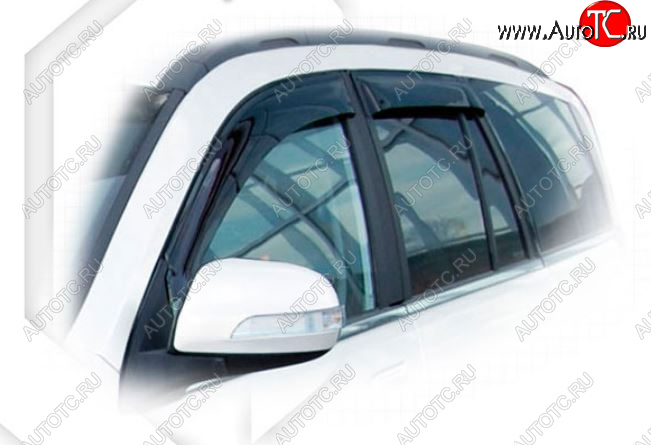 2 079 р. Дефлектор капота CA-Plastiс Derways Hower Н3 (2017-2019) (Classic полупрозрачный, Без хром молдинга, Крепление только на скотч)  с доставкой в г. Кемерово