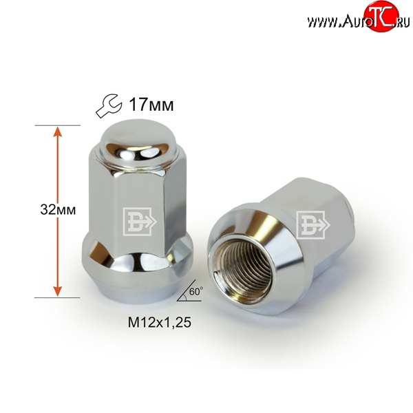 49 р. Колёсная гайка Вектор M12 1.25    с доставкой в г. Кемерово