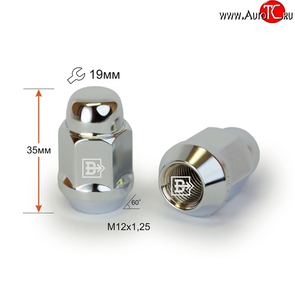 49 р. Колёсная гайка Вектор M12 1.25    с доставкой в г. Кемерово