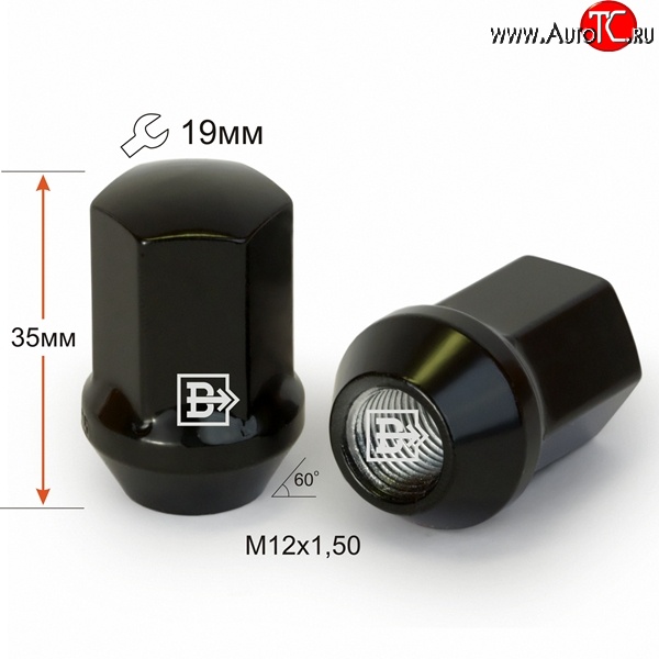 120 р. Колёсная гайка Вектор M12 1.5    с доставкой в г. Кемерово