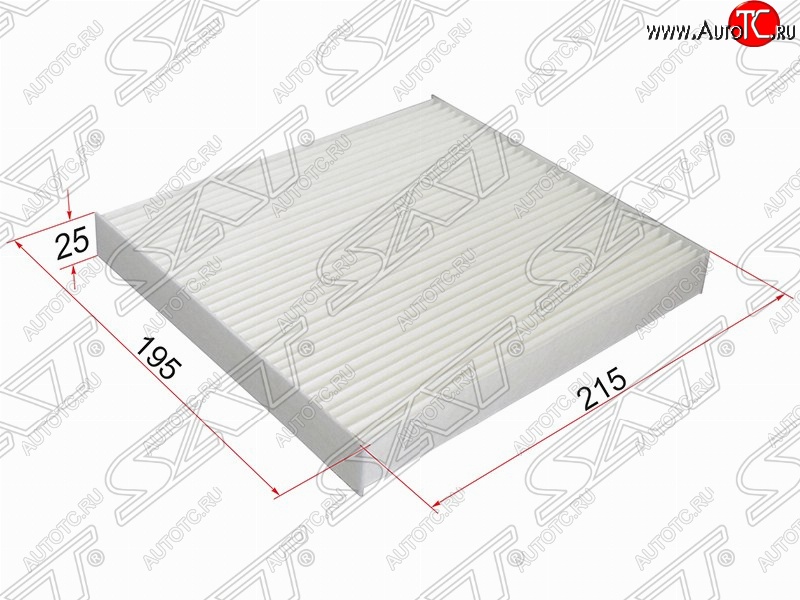 271 р. Фильтр салонный SAT (215х195х25 mm)  Dodge Caliber (2006-2012), Jeep Compass  MK (2011-2015), Jeep Liberty  KK (2007-2013), Mazda 6 ( GG,  GG, GY,  GH) (2002-2012), Mazda Atenza ( GG) (2002-2012), Mazda CX-7  ER (2006-2012), Mazda Demio  2 DY (2002-2007)  с доставкой в г. Кемерово