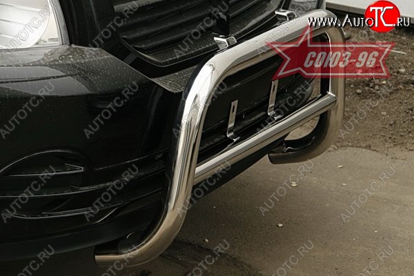 10 709 р. Защита переднего бампера Souz-96 (d60) Dodge Caliber (2006-2012)  с доставкой в г. Кемерово