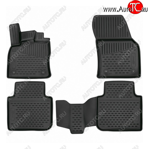 5 399 р. Комплект 3D ковриков салона Format (повышенная износостойкость). Dodge Journey JC дорестайлинг (2007-2010)  с доставкой в г. Кемерово