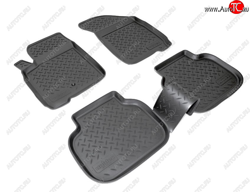 2 669 р. Комплект ковриков в салон Norplast Unidec Dodge Journey JC рестайлинг (2010-2015) (Цвет: черный)  с доставкой в г. Кемерово