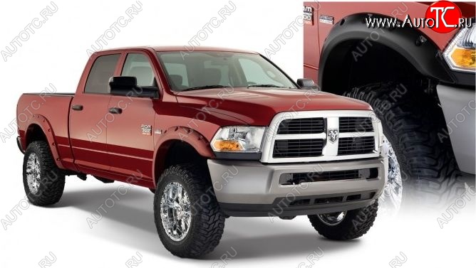 23 749 р. Накладки на колёсные арки BUSHWACKER DESIGN Dodge Ram DJ, DS (2008-2012) (Неокрашенные)  с доставкой в г. Кемерово