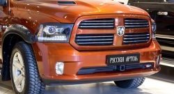 749 р. Реснички на фары RA Dodge Ram DJ, DS (2008-2012) (Неокрашенные)  с доставкой в г. Кемерово. Увеличить фотографию 2