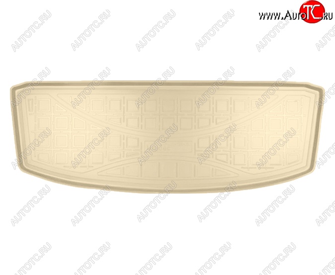 1 349 р. Коврик в багажник Norplast (разложенный 3 ряд)  Dong Feng 580  1 (2018-2025) рестайлинг (Бежевый)  с доставкой в г. Кемерово