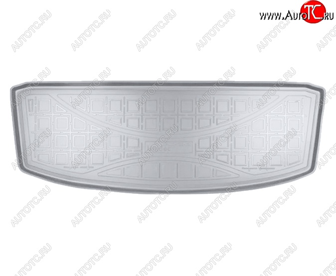 1 349 р. Коврик в багажник Norplast (разложенный 3 ряд)  Dong Feng 580  1 (2018-2025) рестайлинг (Серый)  с доставкой в г. Кемерово