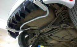 5 499 р. Разводка глушителя на две стороны (раздвоенный выхлоп) Sport Ford Focus 2 хэтчбэк 3 дв. дорестайлинг (2004-2007) (Без насадок)  с доставкой в г. Кемерово. Увеличить фотографию 1