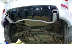 5 499 р. Разводка глушителя на две стороны (раздвоенный выхлоп) Sport Ford Focus 2 хэтчбэк 3 дв. дорестайлинг (2004-2007) (Без насадок)  с доставкой в г. Кемерово. Увеличить фотографию 2