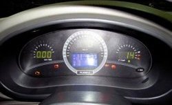 9 699 р. Приборная панель Flash 2  Лада Калина ( 1118,  1117,  1119) - Приора ( 2170,  2171,  2172,  21728) (Зелёная индикация)  с доставкой в г. Кемерово. Увеличить фотографию 2