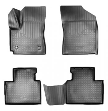 3 089 р. Коврики салонные Noplast (3D) FAW Besturn X40 D181 (2016-2022) (Черные)  с доставкой в г. Кемерово. Увеличить фотографию 1