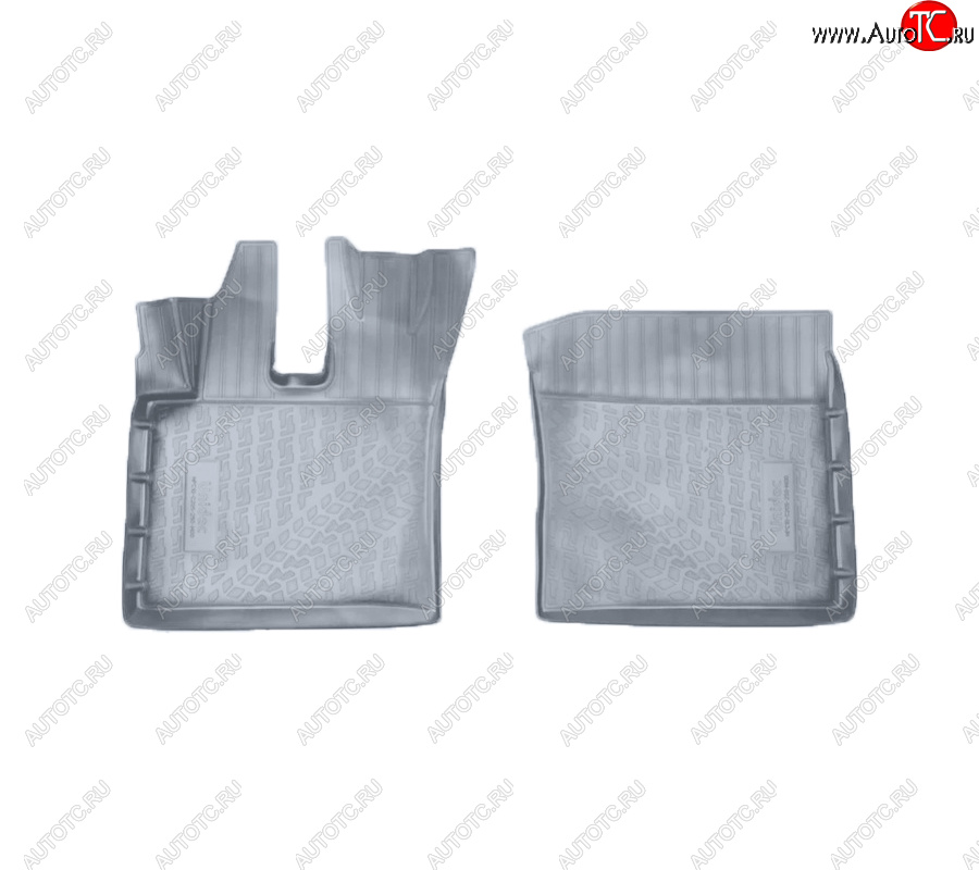 2 499 р. Коврики салона Norplast Unidec  FAW J6  СА3250 (2013-2025) шасси (Цвет: серый)  с доставкой в г. Кемерово