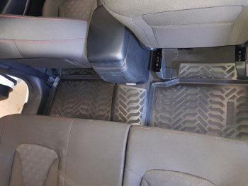 2 349 р. Коврики салона Aileron (3D с подпятником)  FAW Besturn X80 (2014-2019) дорестайлинг  с доставкой в г. Кемерово. Увеличить фотографию 3