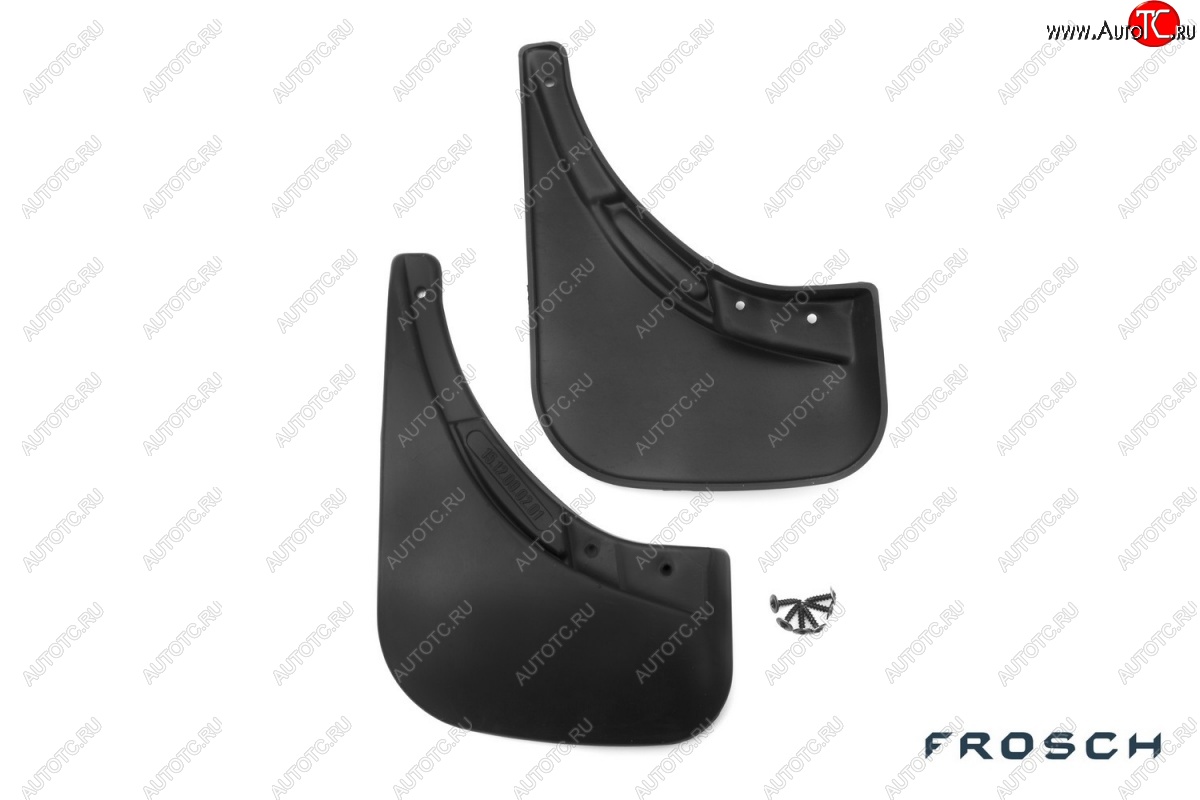 2 379 р. Брызговики задние Frosch  Fiat 500  312,FF (2007-2015) дорестайлинг хэтчбэк 3 дв.  с доставкой в г. Кемерово