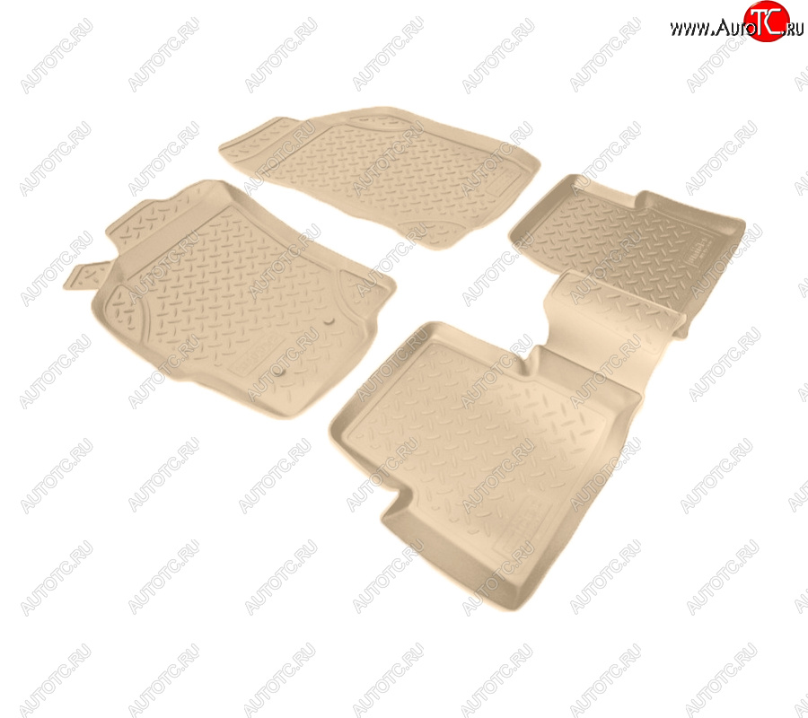 2 759 р. Коврики салона Norplast Unidec  Fiat Albea  170 (2002-2012) седан (Цвет: бежевый)  с доставкой в г. Кемерово