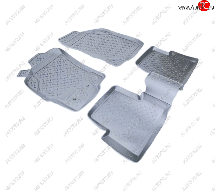 2 759 р. Коврики салона Norplast Unidec  Fiat Albea  170 (2002-2012) седан (Цвет: серый)  с доставкой в г. Кемерово
