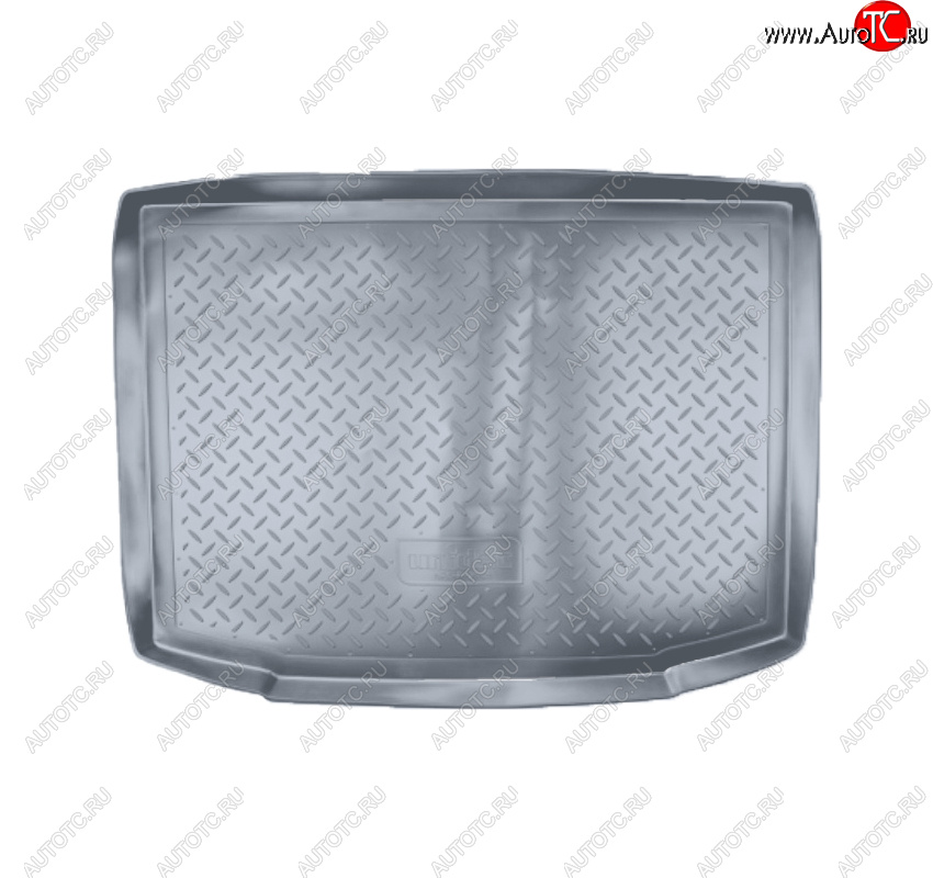 2 279 р. Коврик багажника Norplast Unidec  Fiat Bravo  198 (2007-2015) хэтчбэк 3 дв. (Цвет: серый)  с доставкой в г. Кемерово