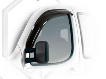 Дефлектора окон CA-Plastic Fiat Doblo 223 рестайлинг (2005-2016) (Classic полупрозрачный)