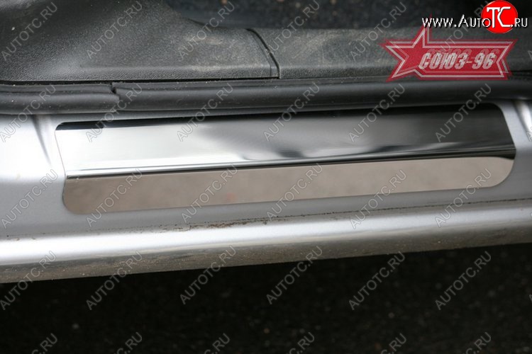 2 294 р. Накладки на внутренние пороги Souz-96 (без логотипа) Fiat Doblo 223 дорестайлинг (2000-2005)  с доставкой в г. Кемерово