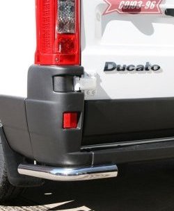 Защита заднего бампера из боковых уголков (пр-во Елабуга) Souz-96 (d60) Fiat Ducato 290 (2014-2025)