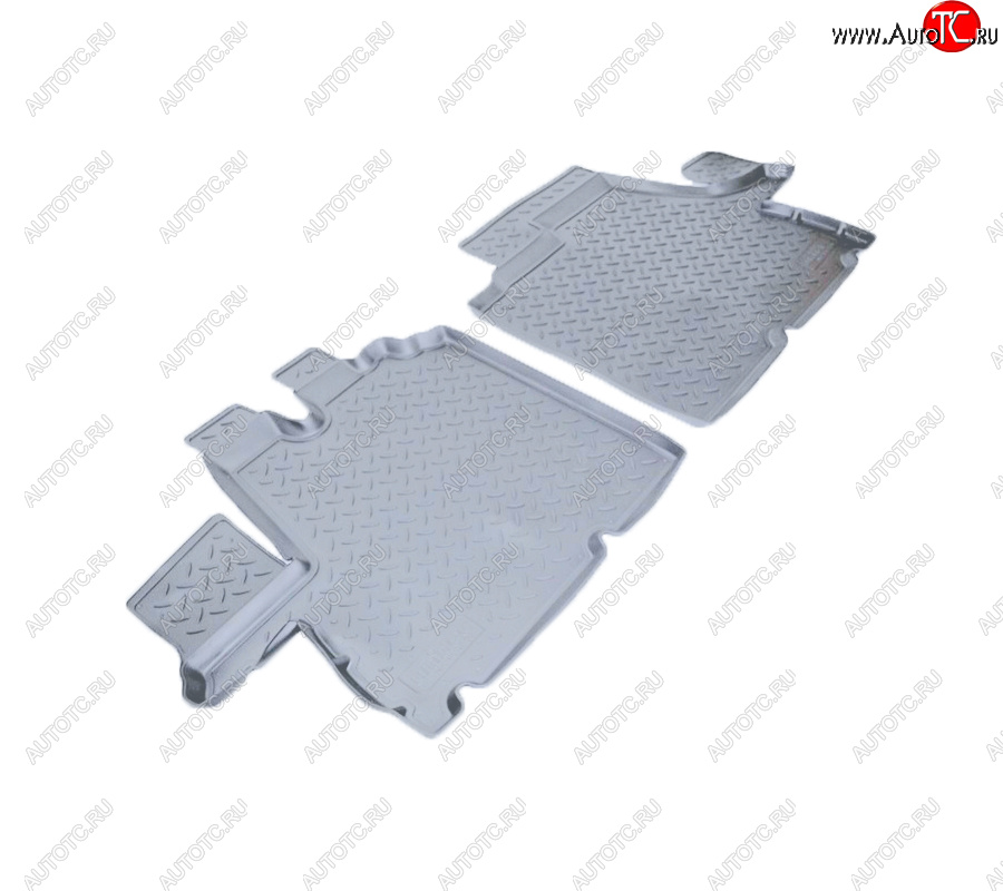 2 369 р. Коврики салона Norplast Unidec (2-хместный)ю  Fiat Ducato ( 230,  250,  290) (1994-2025) (Цвет: серый)  с доставкой в г. Кемерово