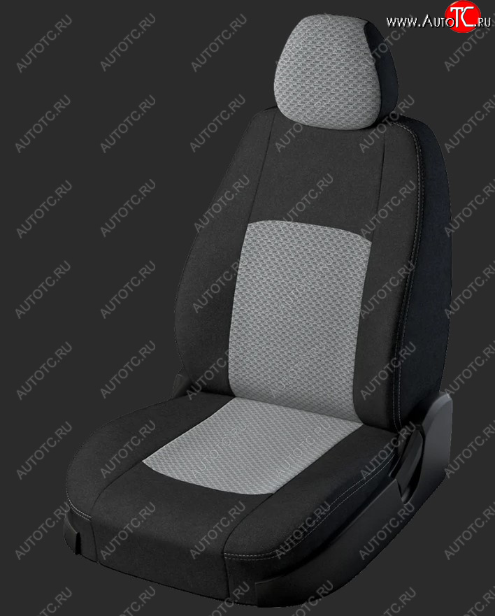 5 549 р. Чехлы для сидений Lord Autofashion Турин (жаккард, фургон, сиденья 1+2)  Fiat Ducato  290 (2014-2025) (Черный, вставка Черный Тропик)  с доставкой в г. Кемерово
