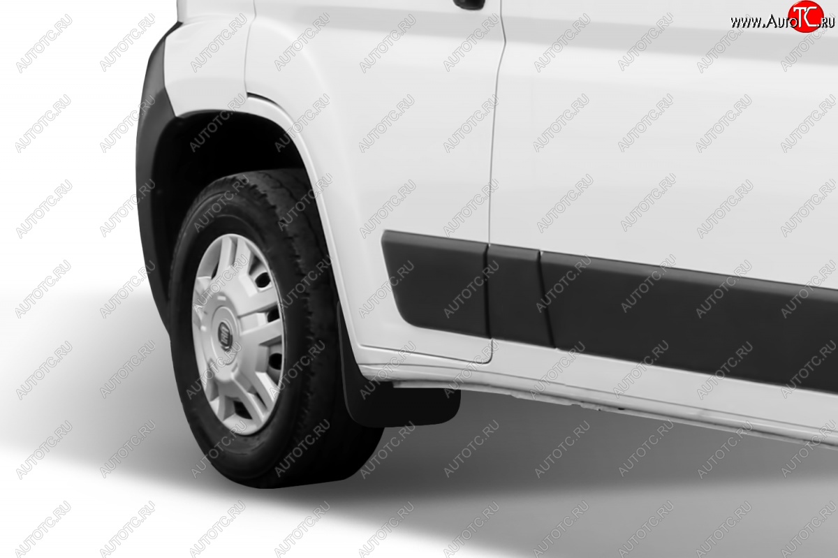 4 799 р. Брызговики передние (установка без подкрылка) Frosch Fiat Ducato 250 (2006-2014)  с доставкой в г. Кемерово